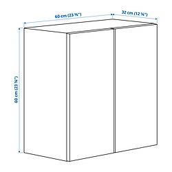 Ilustración de medidas - LASTARE estructura de pared con puertas
