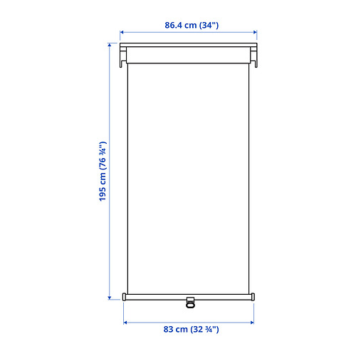 TRETUR, blackout roller blind. 5 of 5 open dialog