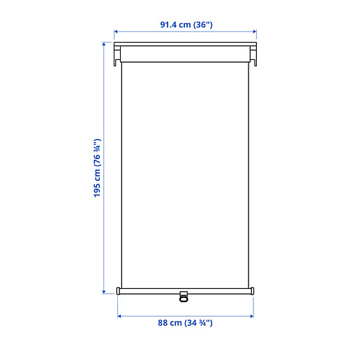 TRETUR, blackout roller blind. 7 of 7 open dialog