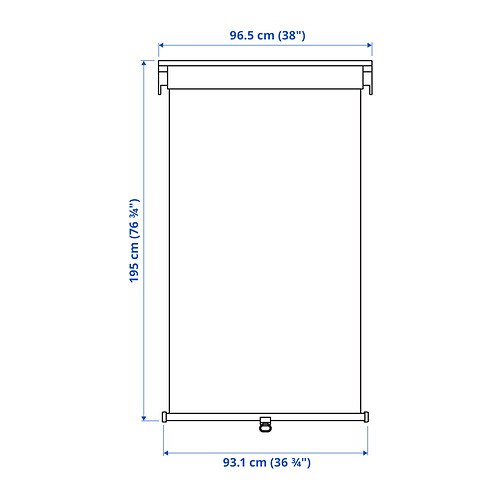 TRETUR, blackout roller blind. 7 of 7 open dialog