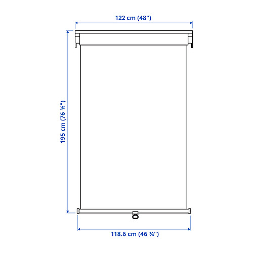 TRETUR, blackout roller blind. 5 of 5 open dialog