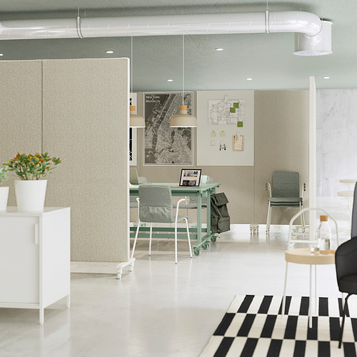 MITTZON, acoustic screen for frame with castors. 6 of 11 open dialog
