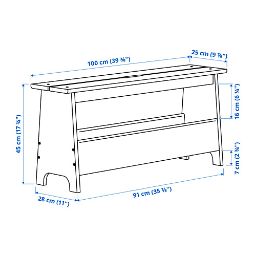 PINNTORP / PERJOHAN, table with 2 chairs and bench. 10 of 10 open dialog