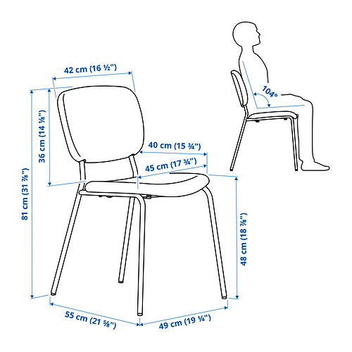 VIHALS, extendable dining table and 6 chairs. 9 of 9 open dialog