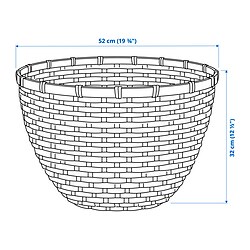 Measurement Illustration - LÖVRÄFSA basket