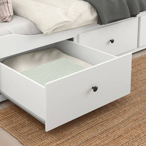 HEMNES, day-bed frame Twin with 3 drawers, without mattress. 7 of 9 open dialog