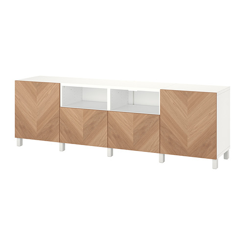 BESTÅ, TV bench with drawer runner, push-open. 1 of 8 open dialog