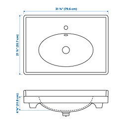 Measurement Illustration - RUTSJÖN sink