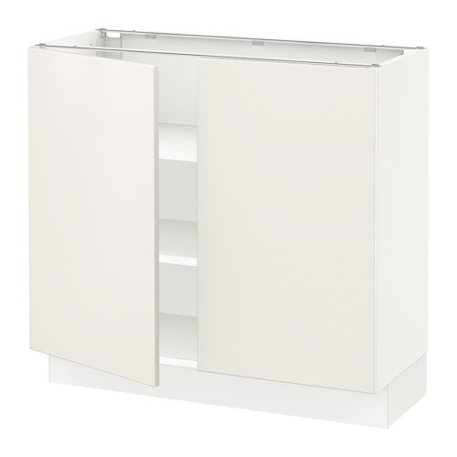 SEKTION, base cabinet with shelves/2 doors. 1 of 2 open dialog