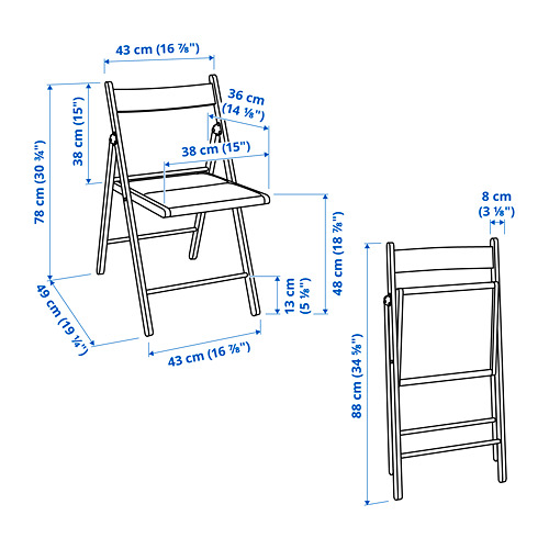 NÄSINGE / FRÖSVI, drop leaf table and 2 chairs. 7 of 7 open dialog