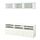 Selecciona variación de color: SELSVIKEN alto brillo blanco / GLASSVIK vidrio incoloro