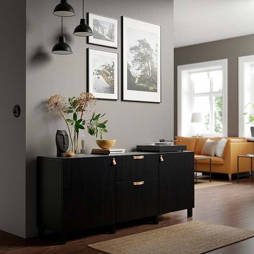 BESTÅ, storage combination with drawer runner, push-open. 3 of 9 open dialog