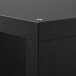 Measurement Illustration - KALLAX shelving unit with underframe