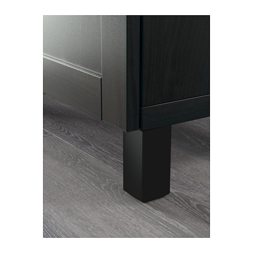 Modern furniture leg, sturdy and stylish, part of the BESTÅ series.