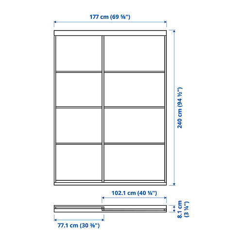 SKYTTA / MEHAMN / AULI, sliding door. 3 of 3 open dialog