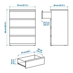 Measurement Illustration - STORKLINTA chest
