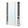 Select colour variation: MEHAMN white / AULI mirror glass