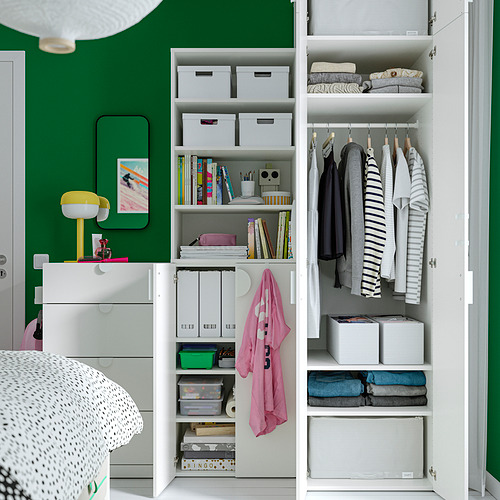 LASTARE, wardrobe combination with height extension unit. 3 of 7 open dialog