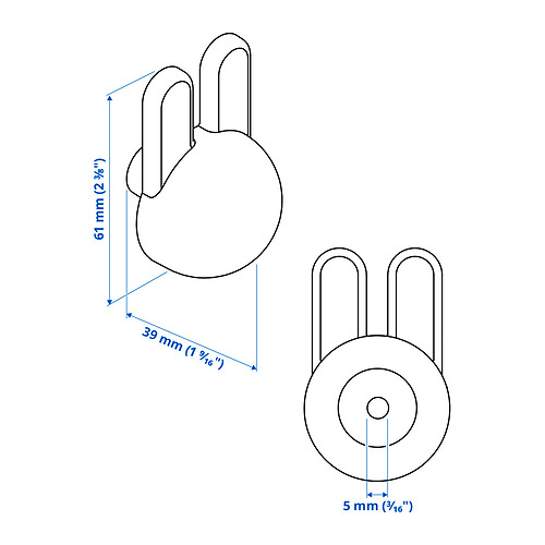 Measurement Illustration - GREJSIMOJS knob