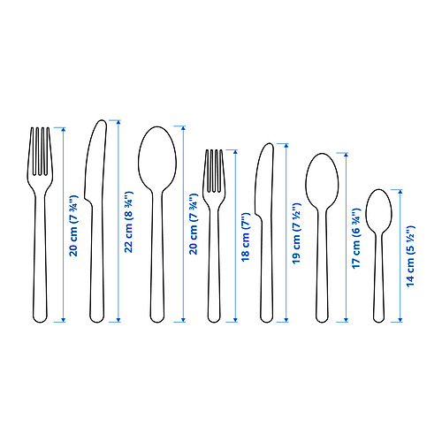 IKEA 365+, 56-piece flatware set. 5 of 5 open dialog