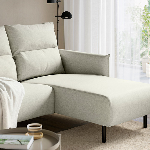 MANNARP, sectional 4-seat with chaise . 4 of 11 open dialog