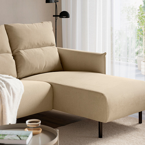 MANNARP, sectional 4-seat with chaise . 4 of 11 open dialog