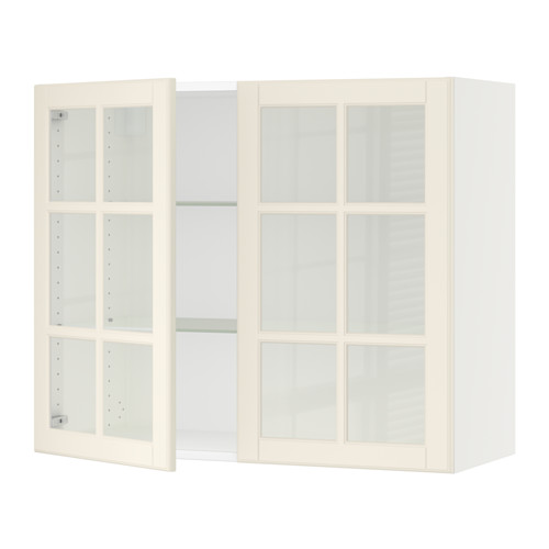 SEKTION, wall cabinet with 2 glass doors. 1 of 2 open dialog