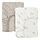 Variación actual: blanco beige/motivo lunar estampado de conejos, 152 hilos, 60x120 cm