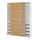 Select colour variation: MEHAMN dark brown oak effect / oak effect