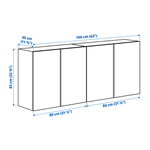 IVAR, wall cabinet with doors. 3 of 3 open dialog