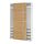 Select colour variation: MEHAMN dark brown oak effect / oak effect