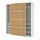 Selecciona variación de color: MEHAMN marrón oscuro efecto roble / efecto roble