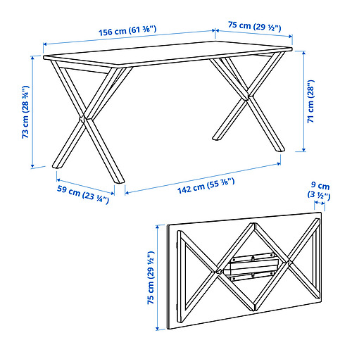 IKEA PS 2026, mesa plegable. 8 de 8 abrir diálogo
