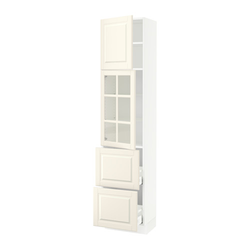 SEKTION / MAXIMERA, hi cb w glass dr/2 drawers/1 door. 1 of 2 open dialog