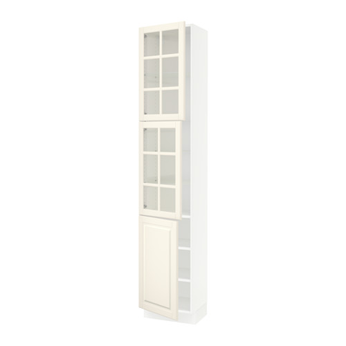 SEKTION, high cabinet w 2 glass drs/1 door. 1 of 2 open dialog