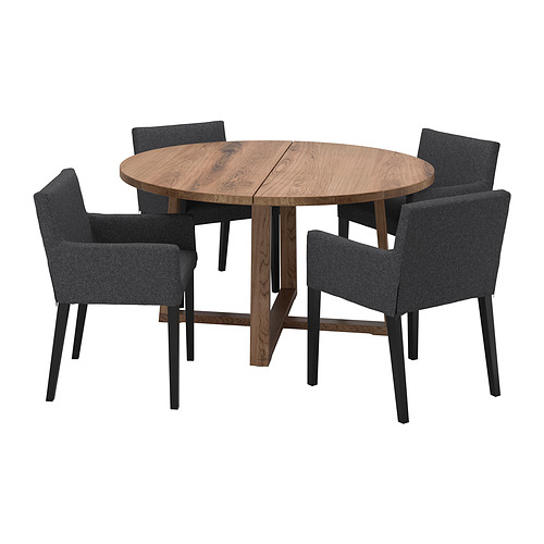 MÖRBYLÅNGA / MÅRENÄS, table and 4 armchairs. 1 of 10 open dialog