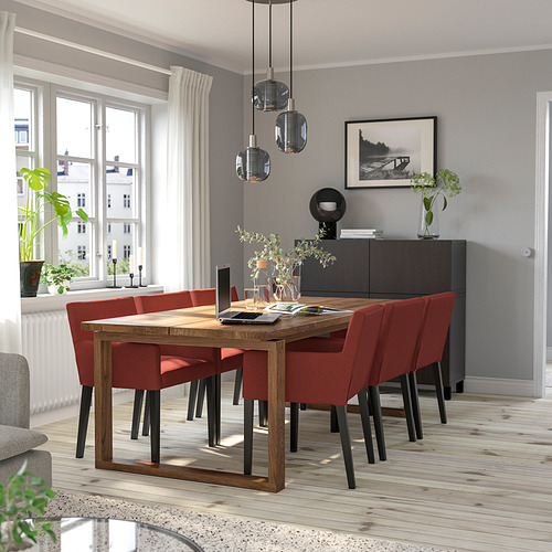 MÖRBYLÅNGA / MÅRENÄS, mesa y 6 sillas. 2 de 8 abrir diálogo
