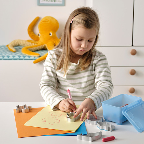 BLÅVINGAD, modelling dough cutters, set of 5. 3 of 6 open dialog