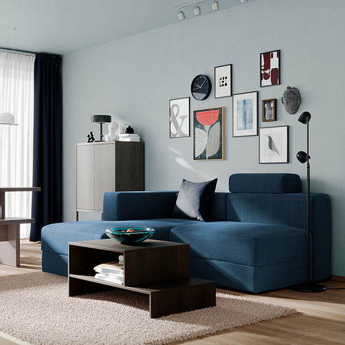 JÄTTEBO, sofá modular de 2,5 plazas con chaiselongue izquierdo y reposacabezas. 2 de 15 abrir diálogo