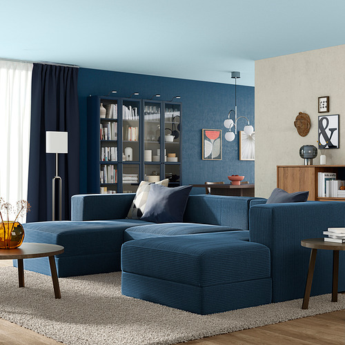 JÄTTEBO, 3,5 seat module sofa with chaise longue and armrest. 2 of 12 open dialog