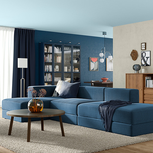 JÄTTEBO, 3,5 seat module sofa with chaise longue. 2 of 12 open dialog