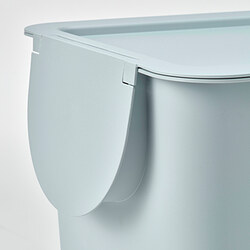 Measurement Illustration - TRÖSKNING bin with lid