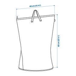Measurement Illustration - PÄRKLA laundry bag