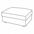 KIVIK ottoman frame 
