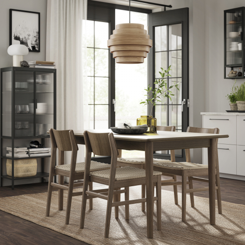 SKANSNÄS, extendable dining table. 2 of 7 open dialog