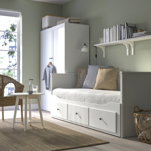 HEMNES, daybed frame with 3 drawers without mattress. 3 of 9 open dialog
