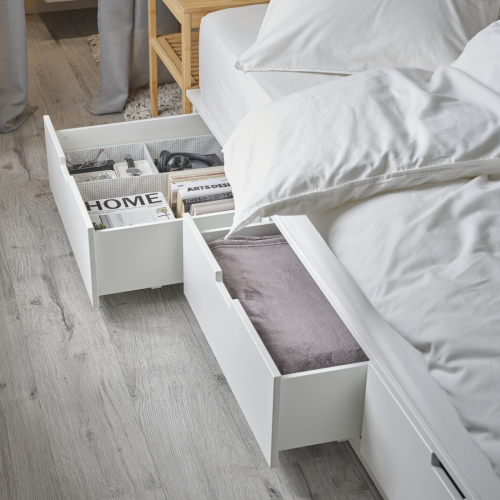 NORDLI, bed with 6 storage boxes. 6 of 7 open dialog
