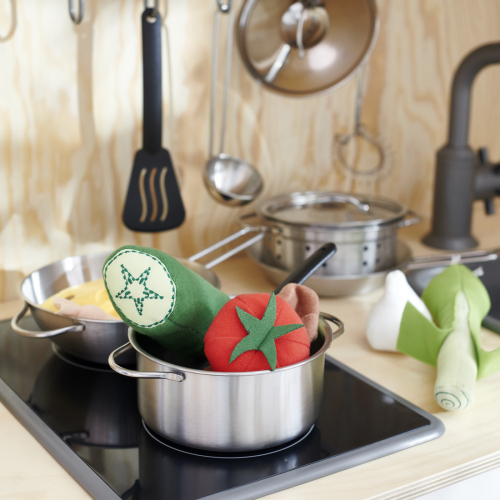 DUKTIG, 5-piece toy cookware set. 5 of 6 open dialog