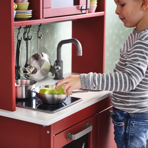 DUKTIG, 5-piece toy cookware set. 6 of 6 open dialog