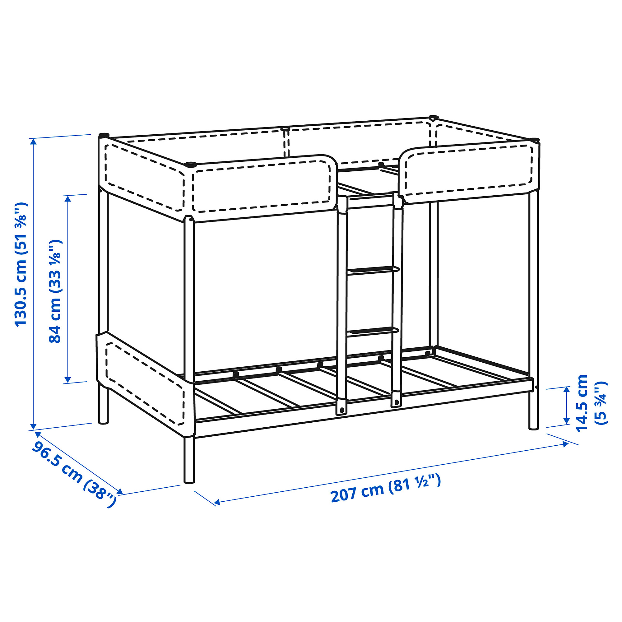 TUFFING, bunk bed frame. 6 of 6 open dialog